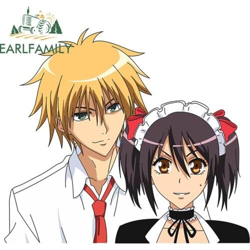 EARLFAMILY 13cm x 11.4cm for Kaichou Wa Maid Sama JDM Car Assessoires Decal Waterproof Car Sticker Occlusion Scratch Decoration