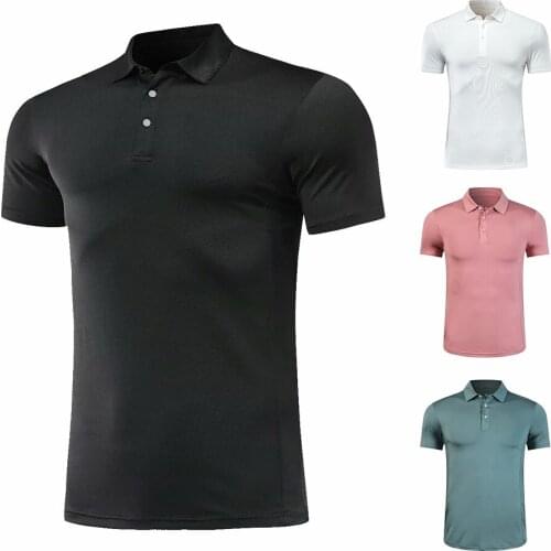 New Summer Golf Wear Mens Clothing Sports Competition Shirt Breathable Warm Ball Short Sleeve Trainning T Shirt