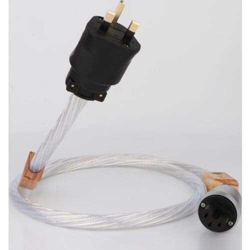 Nordost ODIN 2 High Reference AC Power Cable HiFi Power Cord with Gold Plated UK Power Plug