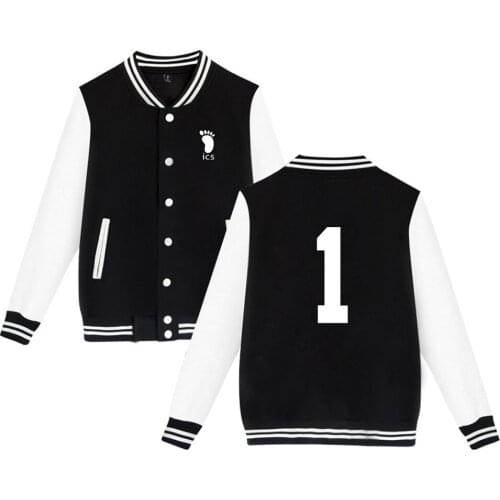 Haikyuu anime Baseball Jacket casual Coat Haikyu Sportswear tracksuit mens coats and jackets plus size boys clothes