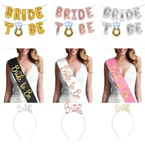 Team brides want ribbon Ribbon band wedding decoration hen party belt for single party bridal shower party decoration supplies-C