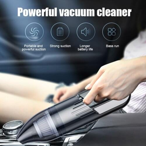 Mini Handheld Car Vacuum Cleaner Wireless 6000PA Strog Suction Powerful Vacuum Cleaner For Car Home Desktop Cleaning Portable