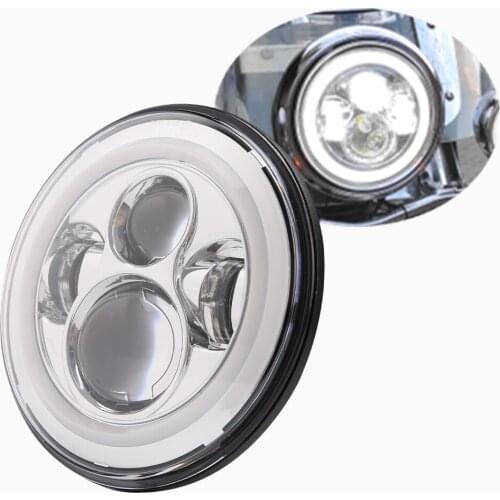 Motorcycle 7 inch LED Headlight For Touring Ultra Classic Electra Street Glide Road King Yamaha Fat Boy Motorbik Headlamp