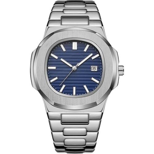 2021 TACTO Relogio Masculino Mens Watches Top Brand Luxury Trendy Watch Quartz Watch Waterproof Classic PP Sports Watches 40mm