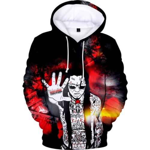 New Rapper Dwayne Michael Carter Jr 3D Print Hoodie Lil Wayne Sweatshirts Men Women Fashion Hoodies Hip Hop Casual Sweatshirts
