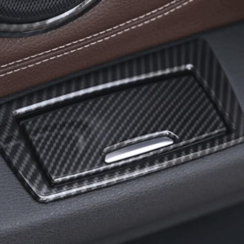 Car Door Ashtray Sequins cover Trim Rear ash Decoration frame Sticker For BMW New X1 F48 2016-2019 Accessories car styling