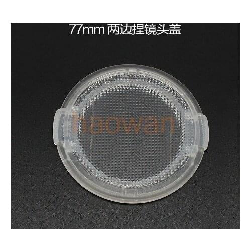 49 52 55 58 62 57 72 77 82 mm Transparent Snap-on Front Lens Cap for Canon Nikon Pentax sony camera Filters