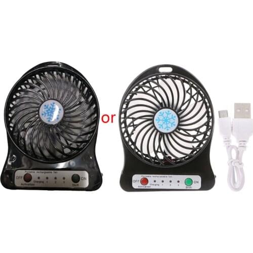 Portable LED Light Mini Fan Air Cooler Mini Desk USB Fan Third Wind USB Fan