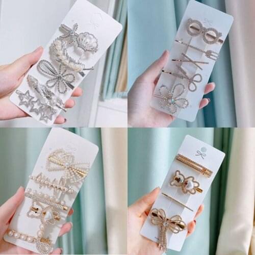 Childrens Solid Color Bow Hairpin 2021 New Headwear Hairpin Baby Broken Hair Clip Hair Accessories Gift