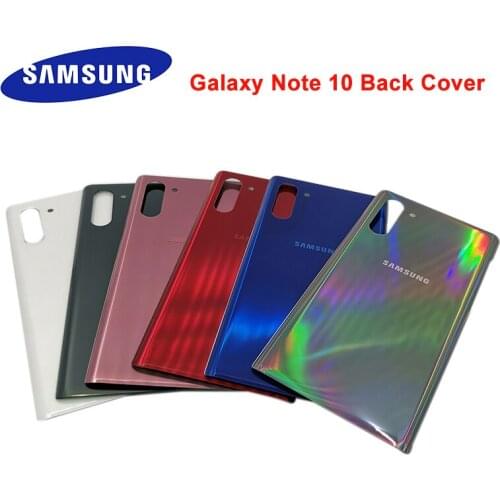 Samsung Galaxy Note 10 Back Battery Cover Glass Door Rear Housing Cover Replacement For Samsung Galaxy note 10 Note10 Phone Case
