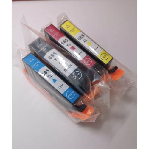 YOTAT 4pcs Compatible ink cartridge for HP685 HP 685 for HP Deskjet Ink Advantage 3525/4615/5525