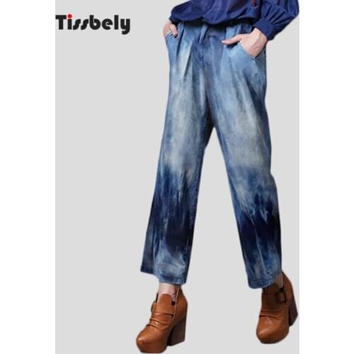 Широкие джинсы Tissbely China At AliExpress