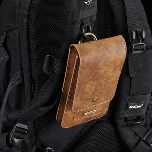 Universal Phone Bag for Smartphone PU Leather Carry Belt Clip Pouch Waist Purse Case Cover for Mobile Phone d88