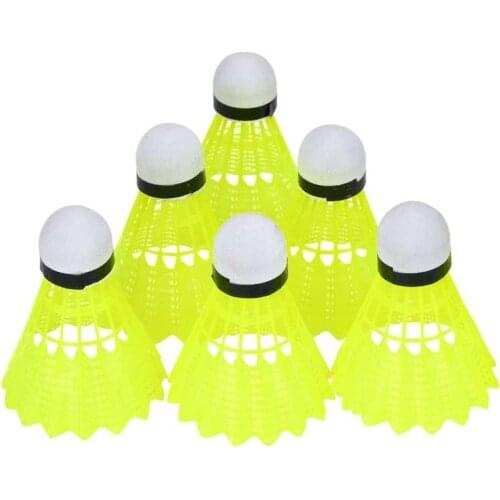 6Pcs/Set Professional Nylon Badminton Ball Shuttlecock Outdoor Sports Training Accessory