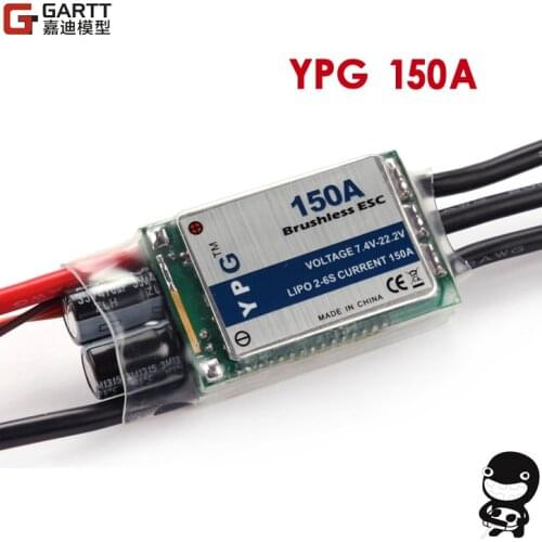 High Quality GARTT YPG LV-150A (2~6S) Brushless Speed Controller ESC for Trex Helicopter Spare Parts