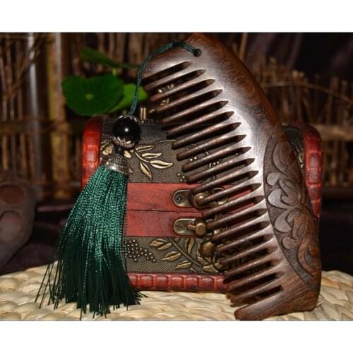 ZGTGLAD Pocket Wooden Comb Natural Sandalwood Super Wide Tooth Wood Combs No Static Lice Beard Comb Hair Styling