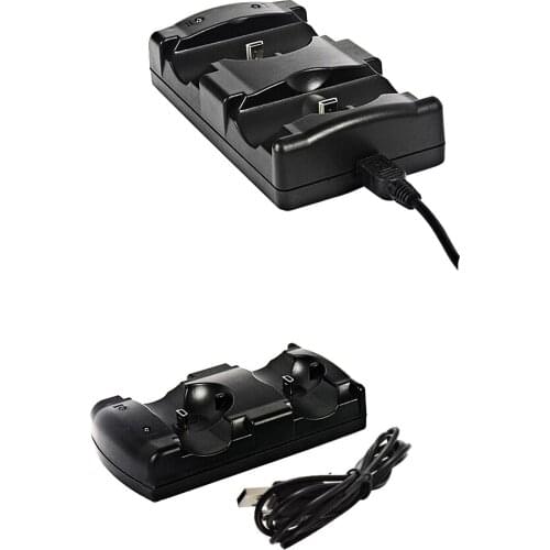 Replace USB 2in1 Dual Charger Charging Dock Station Stand for PS3 Controller For Playstatation 3 Charge Game Console Accessories