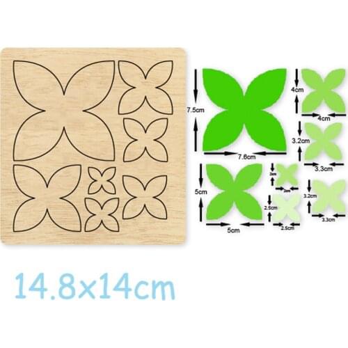 3D Flower Easy to Make Flower Wooden Mold Cutting Wood Dies For DIY Earrings/Headwear/Brooch/Clothing Accessories 2020 New