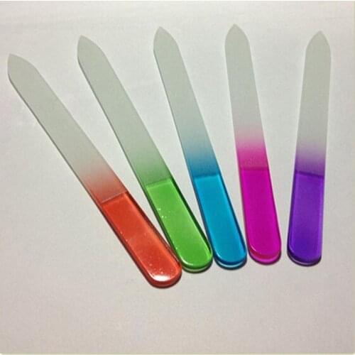 4 Pieces/Lot Durable Nail File Crystal Glass Buffer Sanding Nail Art Manicure Device Pro Tool