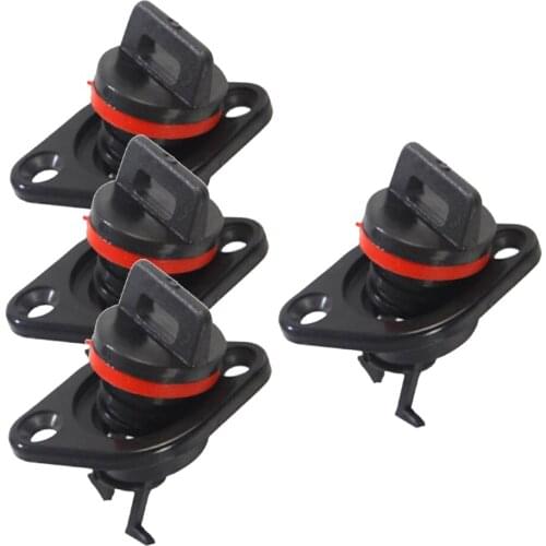 4Pcs Nylon Oval Garboard Drain Plug Boat Sailing 1'' Hole Thread for 3/4