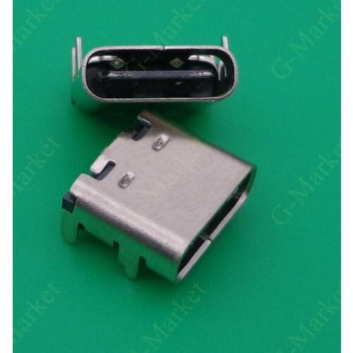 5PCS USB 3.1 Type-C 16pin female connector For Mobile Phone Charging port Charging Socket Tow feet plug