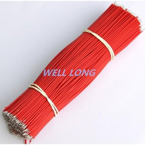500 pcs/lot ) Red Wire 150mm, UL-1007 26AWG Wire, Cable