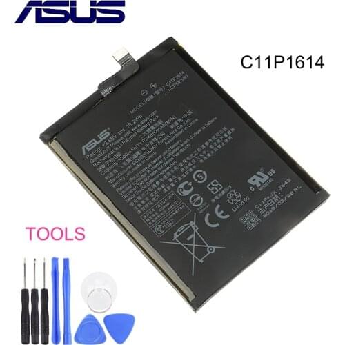 Original ASUS C11P1614 Phone Battery For ASUS ZenFone 3S MAX Dual SIM TD-LTE ZenFone Pegasus 3S ZC521TL 5000mAh High Capacity