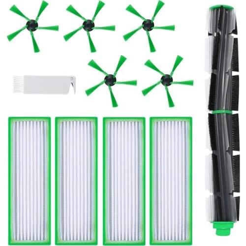 Accessories Round Brush Filter Side Brushes Spare Parts for Vorwerk Kobold VR200 Robot Vacuum Cleaner