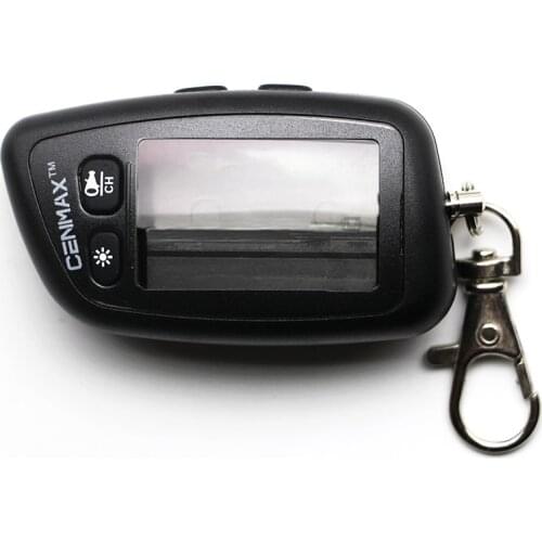 2-way CENMAX ST5A LCD Remote Control Keychain case for Security Car Alarm System CENMAX ST-5A Key Chain Fob Engine Start cover