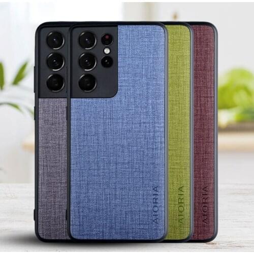 Case for Samsung galaxy S21 Ultra S21 Plus Cross pattern PU leather cover phone for Samsung galaxy s21 ultra case funda coque