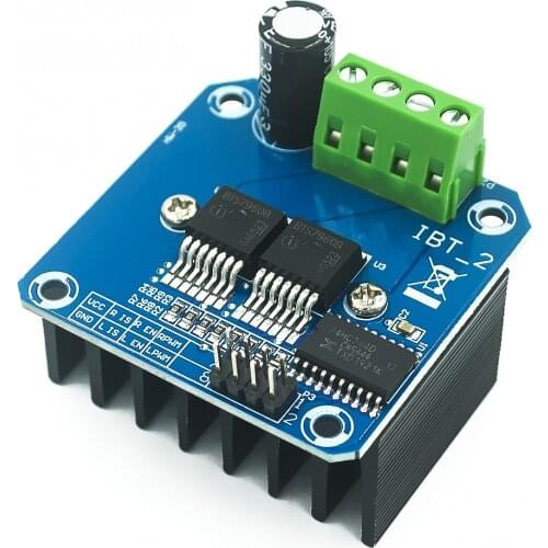 Double BTS7960 43A H-bridge High-power Motor Driver module/smart car