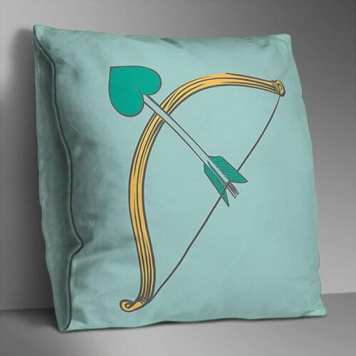 Love Heart Double Side Print Cushion Cover Polyester Decorative for Sofa Seat Soft Throw Pillow Case Cover 45x45cm Home Decor