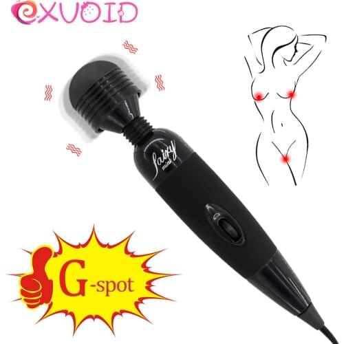 EXVOID Adult Products 220V Sex Machine G-spot Massager Prostate Stimulate Sex Shop Sex Toys for Couples AV Stick Dildo Vibrator
