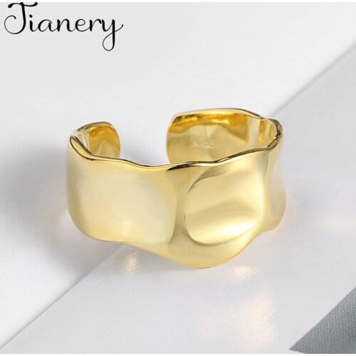 Summer Bohemian Ethnic Smooth Chain Ring For Women Female Fashion Finger Rings Korean Girl Party Gift Gothic Jewelry