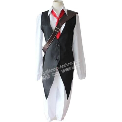 Dragons Sin of Wrath cosplay costumes Japanese anime The Seven Deadly Sins clothing(vest+shirt+pants+necktie+backpack)