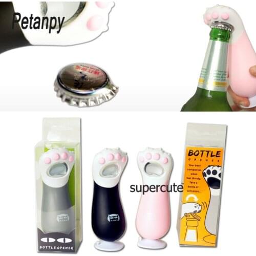 Creative Cat Paw Claw Shaped Bottle Opener Cute Bar Tools Glass Beer Bottle Opener Corkscrew Kitchen Gadget Bar Tools