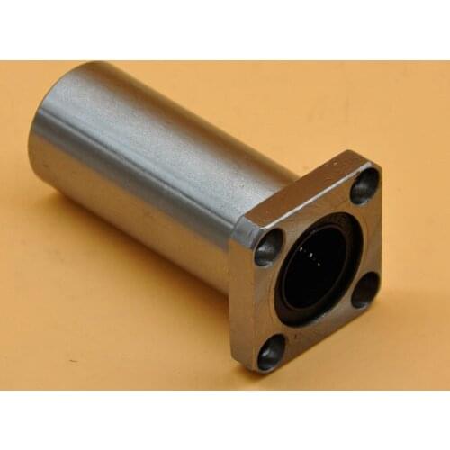 50mmx80mmx192mm LMK50LUU square flange long linear ball bearing for 50mm rod round shaft cnc 1pcs