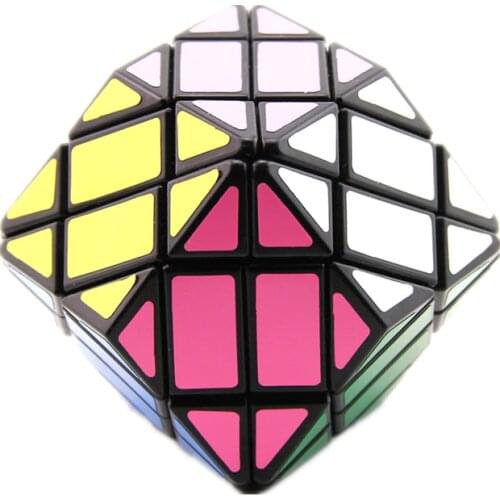 LanLan Rhombohedral Dodecahedron Diamond Magic Cube Megaminxeds Speed Puzzle Educational Toy