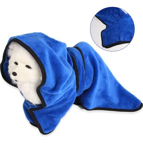 Lightweight Quick-drying Absorbent Dog Bath Towel Small Medium Large Pet Washable Blanket