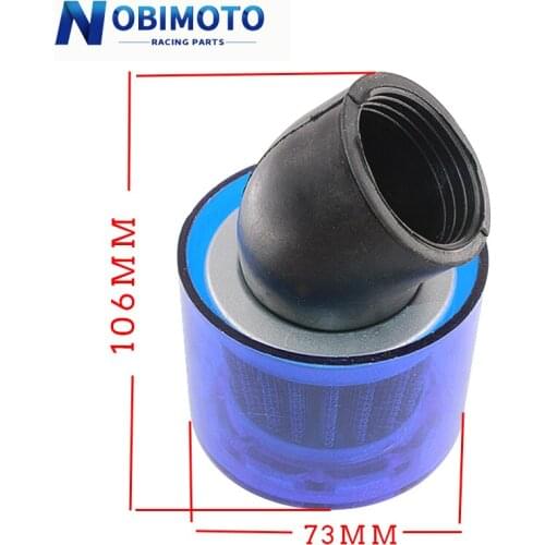 NOBIMOTO Store 35mm/38mm/42mm ATV PIT DIRT BIKE 45Degree Cleaner Air Filter Pod Cleaner Motorcycle Accessories & Parts KL-003