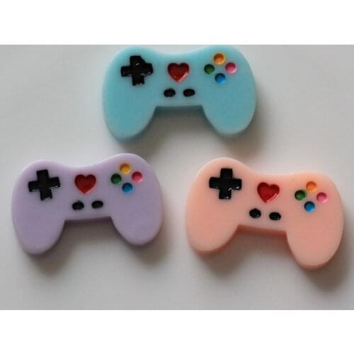 New Arrive Kawaii Game Controller Flatback Resin Cabochon Craft For DIY phone case Hair Clip Decoration