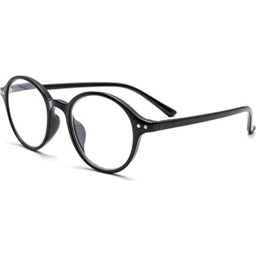 New TR90 Anti Blue Ray Reading Glasses for Women Men Retro Round Rivets Single Focal/Progressive Hyperopia Eyeglasses +1.0~+4.0
