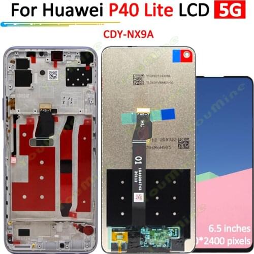 Original 6.5" for Huawei P40 Lite 5G /Nova 7 se LCD Display Touch Screen Digitizer for Huawei P40 Lite 5G CDY-NX9A CDY-NX9B LCD