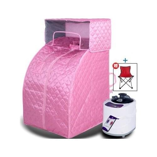 Sauna Detox Steaming Box Portable Home Spa Weight Loss Head Cover Removable With Stainless Steel Herbal Fumigation Machine