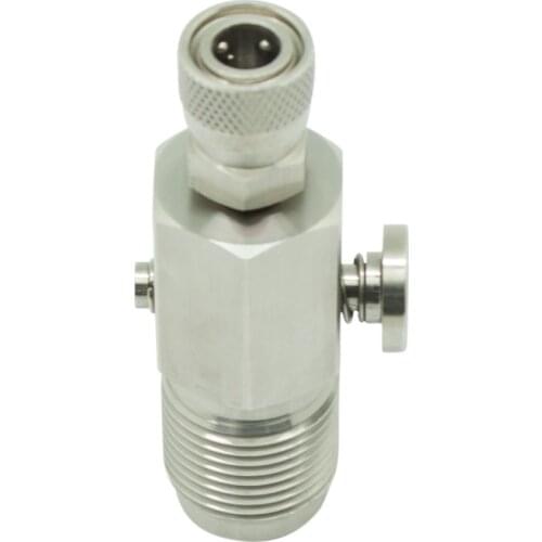 PCP Paintball High Pressure Cylinder Filling Valves 300bar Din Stations with G5/8 Thread for CF Tank Air Refill Stainless Steel