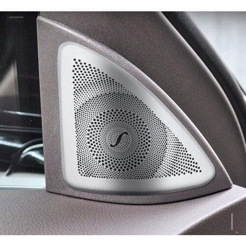 Fit for Mercedes Benz S-class tweeter net decorative cover S320L s350l interior modification A-pillar sound stickers