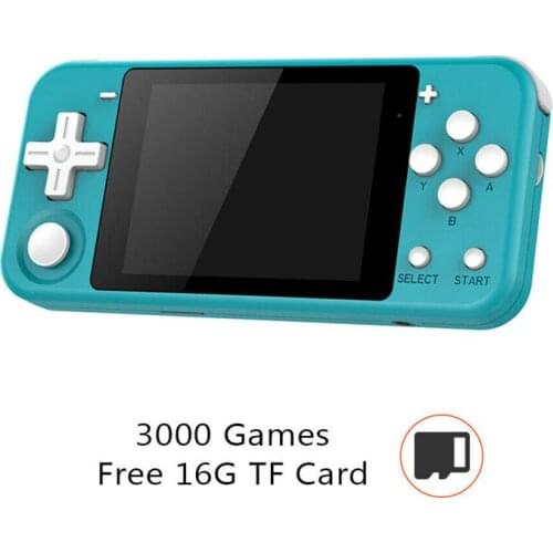 Q90 3-Inch Retro Game Console Handheld Game Player With 16GB TF Card 3000 Games Hand-held Gaming Console Consolas De Videojuegos