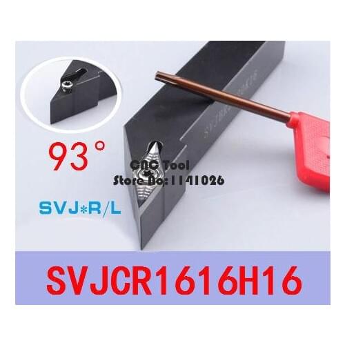 SVJCR1616H16/ SVJCL1616H16 Metal Lathe Cutting Tools Lathe Machine CNC Turning Tools External Turning Tool Holder S-Type SVJCR/L