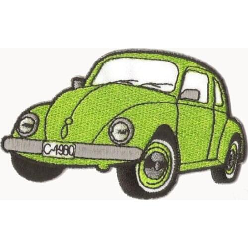 Embroidered Car Patches Made by Twill with Heat Cut Border and Iron On Backing Accept Custom and MOQ50pcs Free Shipping