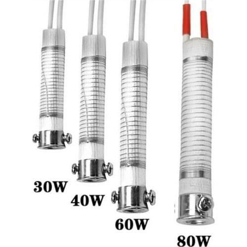 High Quality 220V 30/40/60/80W Soldering Iron Core Heating Element Replacement Welding Tool Metalworking Accessory Dropship